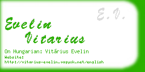 evelin vitarius business card